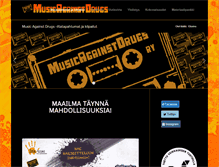 Tablet Screenshot of musicagainstdrugs.info
